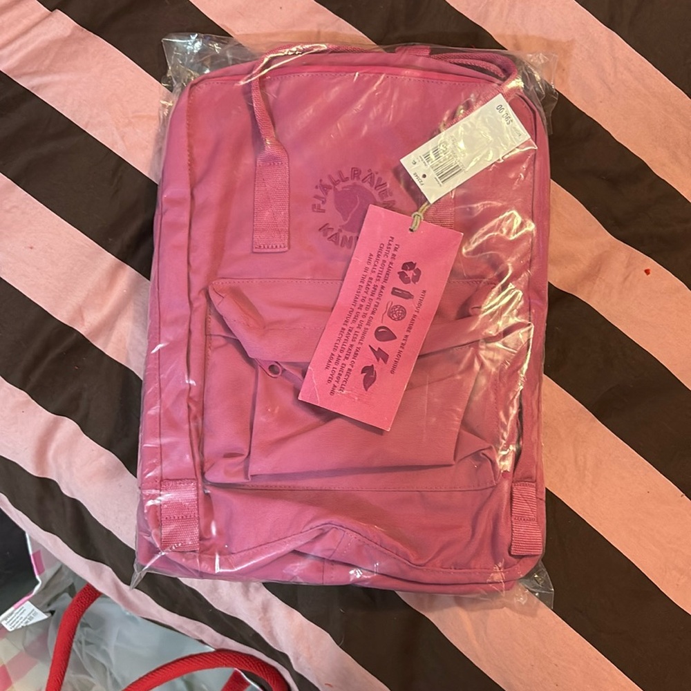 Pink Fjallraven Kanken Backpack not mini NWT
